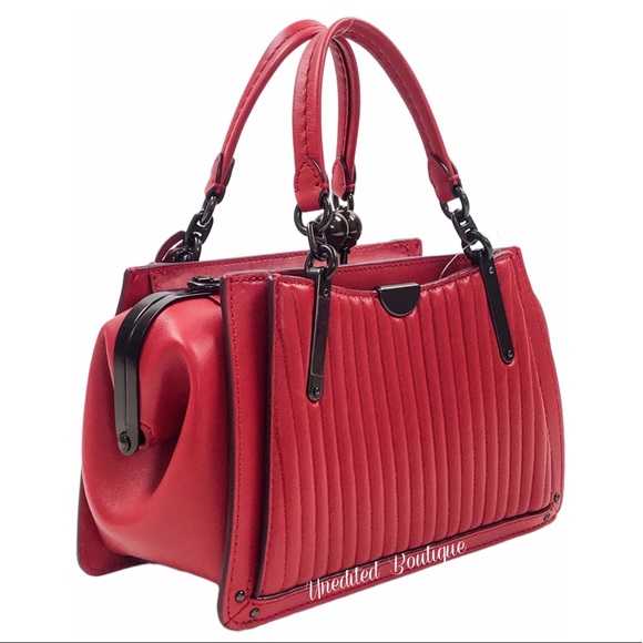 COACH Kisslock Dreamer 21 With Quilting and Rivets - Picture 9 of 12